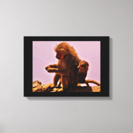 Mamma och Baby Canvastryck