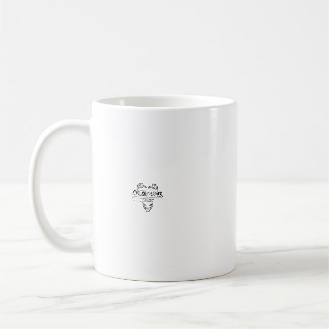 Mamma och Baby Dragon Tecknad Coffee Mugg 11 oz (Vänster)