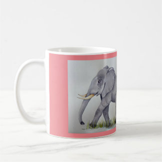 Mamma och Baby Elephant Kaffemugg