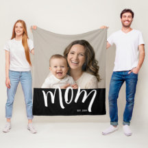 Mamma och Baby Foto Anpassat Etableringsår 