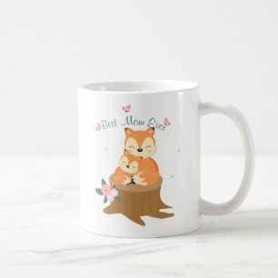 Mamma och baby Foxes Mors dag Kaffemugg