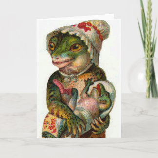Mamma och Baby Frog Kort