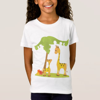 mamma och baby giraffe t shirt