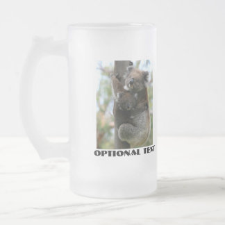 Mamma och Baby Koala Frostat Ölglas