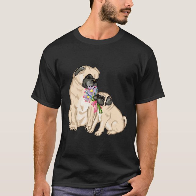 Mamma och baby mops passform 731 t shirt (Framsida)