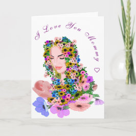 Mamma och Baby Mors dag-kort för Kärlek Kort