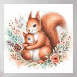 Mamma och Baby Poster