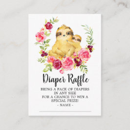 Mamma och Baby Stigare nedgång Raffle Biljett Tilläggskort