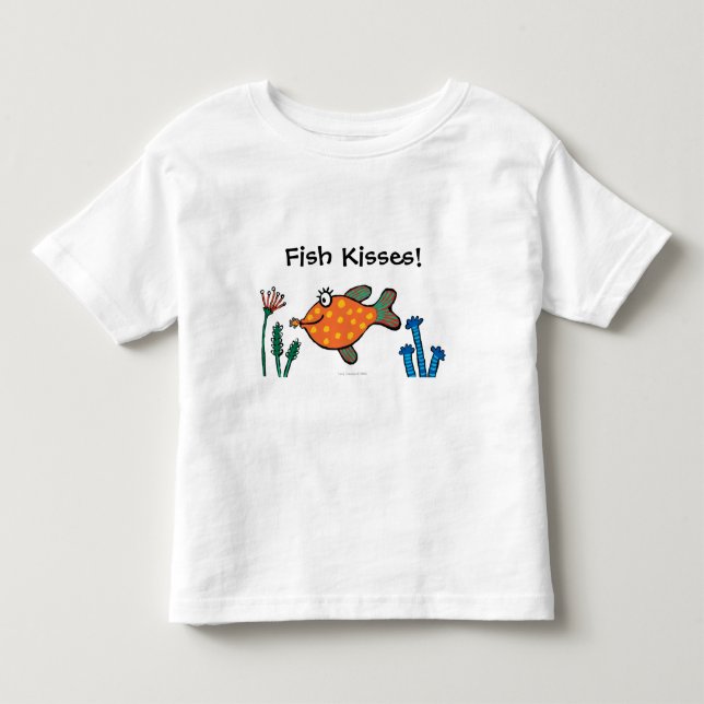 Mamma- och babyfiskkyssar tröja (Framsida)