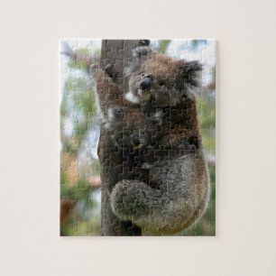 Mamma- och babyKoala Pussel