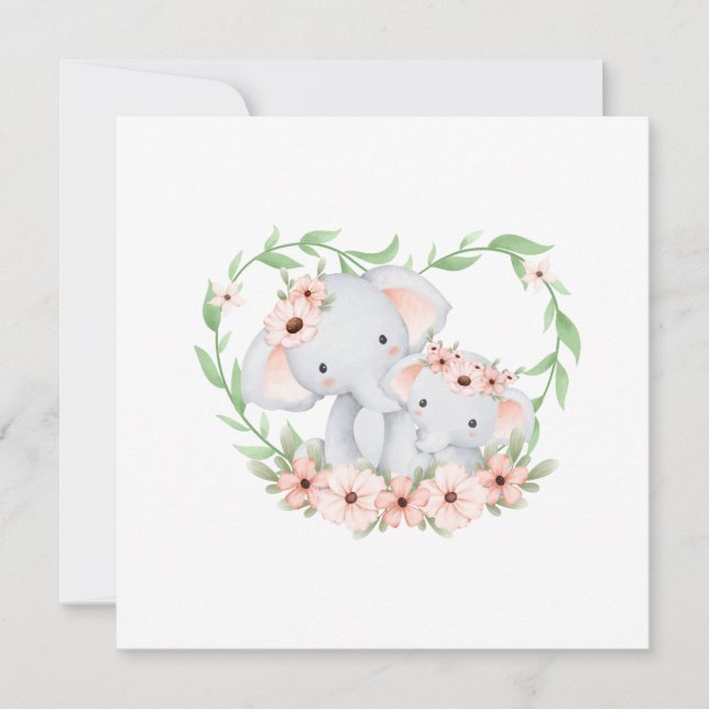 Mamma och bebis kort (Framsida)