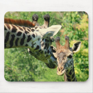 mamma- och bebisgiraffmousepad musmatta