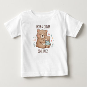 Mamma och björn babyomfamning t shirt