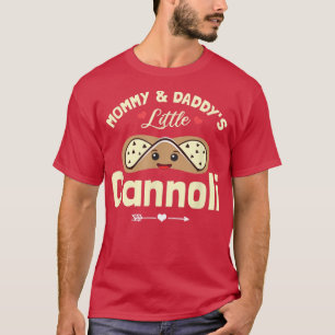 Mamma och Daddys Little Cannoli Funny Småbarn Ital T Shirt
