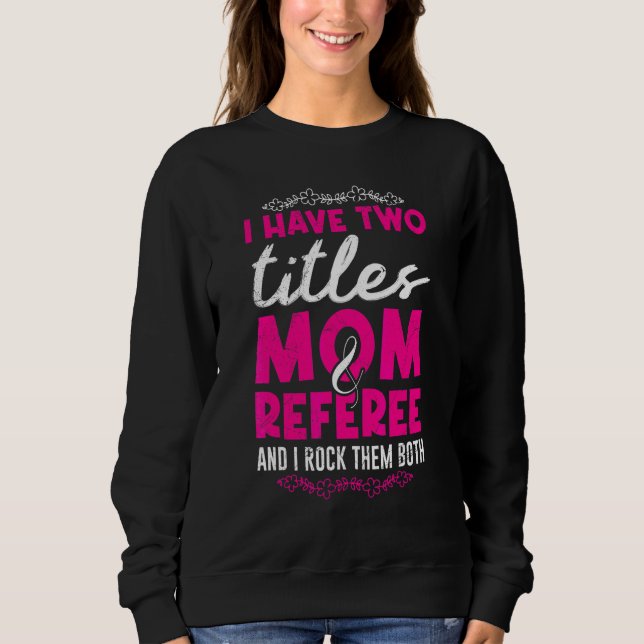 Mamma och domare damer domare t shirt (Framsida)