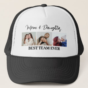 Mamma och Dotter Best Team någonsin Anpassningsbar Keps