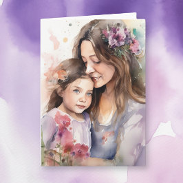 Mamma och dotter | Mors dag Kort