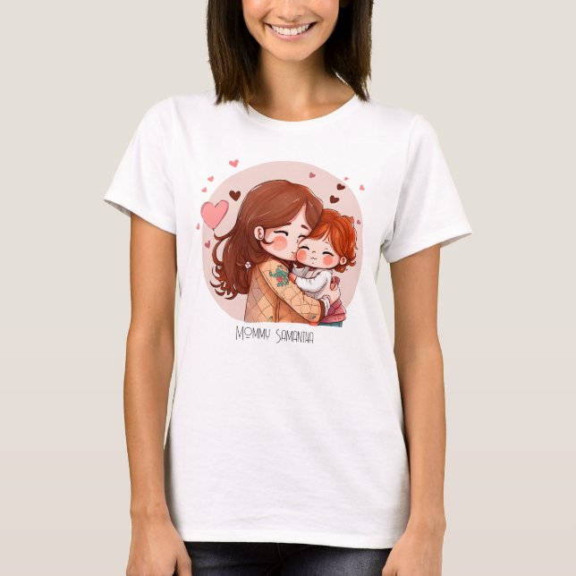 Mamma och dotterbond (14) t shirt (Framsida)