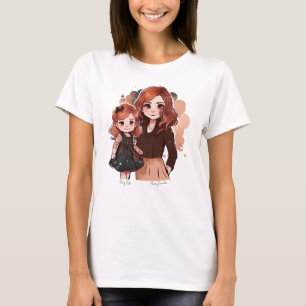 Mamma och dotterbond (2) t shirt