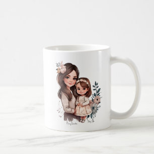 Mamma och dotterbond (3) kaffemugg