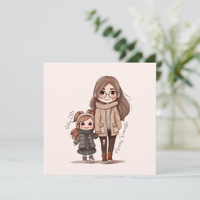 Mamma och dotterbond (5) (Stående Fram)