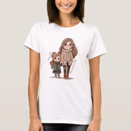 Mamma och dotterbond (5) t shirt