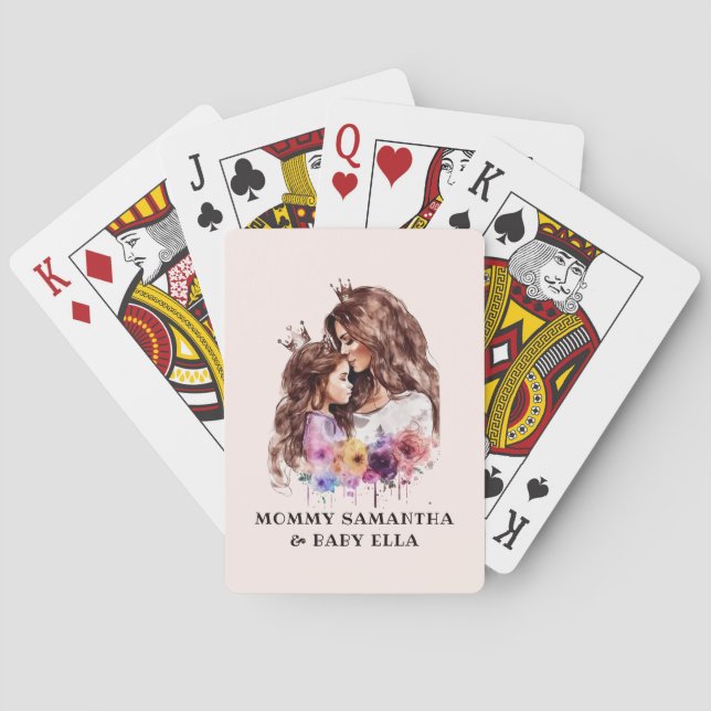 Mamma och dotterbond (8) casinokort (Baksidan)