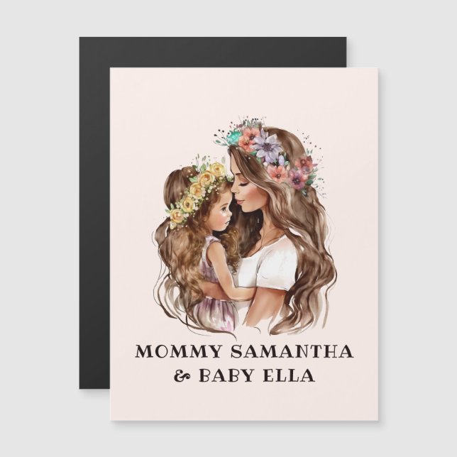 Mamma och dotterbond (9) (Fram/baksida)