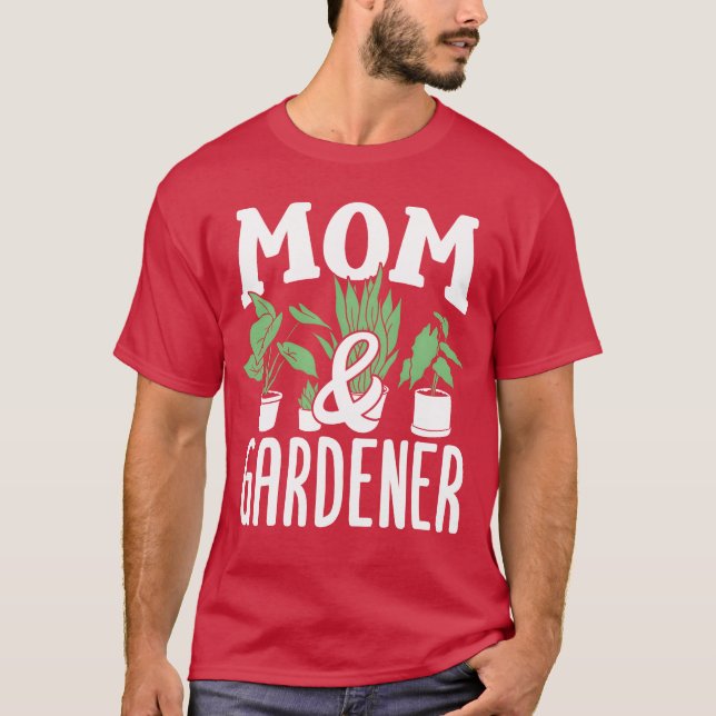 Mamma och Gardener Garden  Mor T Shirt (Framsida)