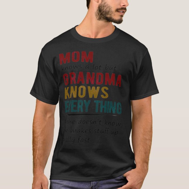 MAMMA OCH GRANDMA rodeo-hästar T Shirt (Framsida)