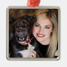 Mamma Och Hund Julgran Julgransprydnad Metall