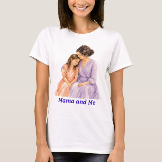 Mamma och jag söt moder dotter T-shirt
