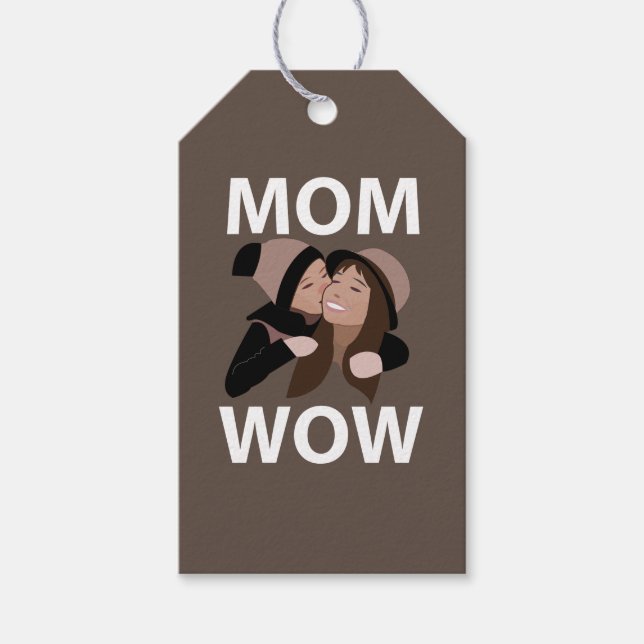 Mamma och Mamma Presentetikett (Framsidan)