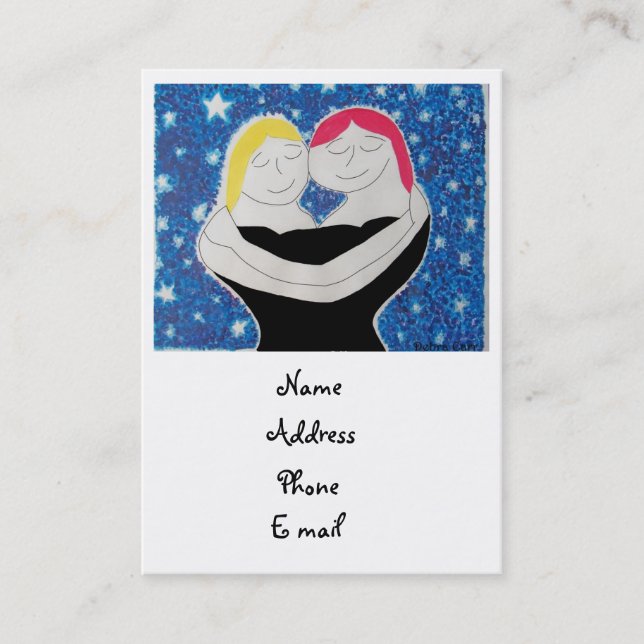 Mamma och Me-affärskorten (Framsida)