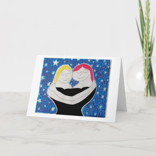 Mamma- och Me-hälsningskort Kort (Framsida)