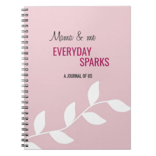 Mamma och Me Journal Memory Keeper Mors dag Gift Anteckningsbok