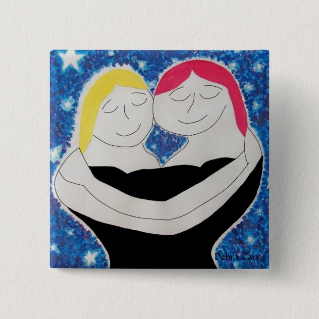 Mamma och Me-knapp Knapp (Framsida)