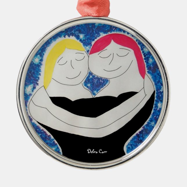 Mamma och Me-premiumsrovprydnadsföremål Julgransprydnad Metall (Framsidan)