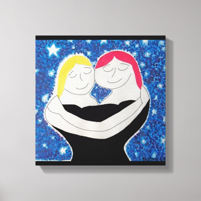 Mamma och mig canvastryck (Framsida)