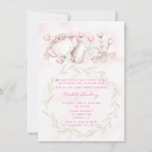 Mamma och mig Elephant Pastel Girl Baby Shower