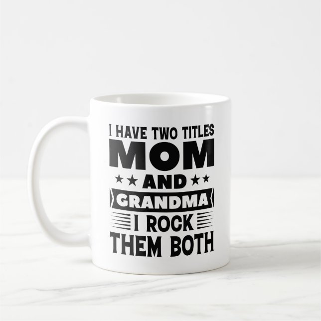 Mamma och mormor kaffemugg (Vänster)