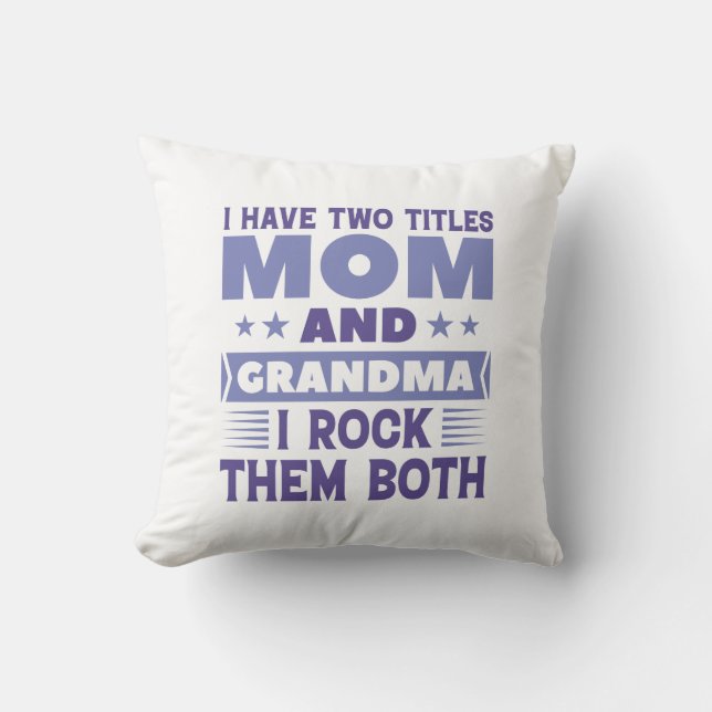 Mamma och mormor kudde (Framsida)