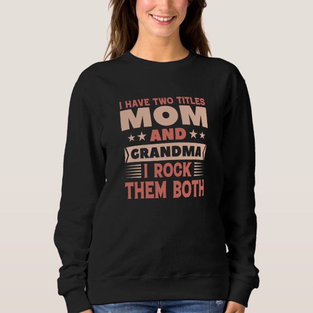 Mamma och mormor t shirt (Framsida)