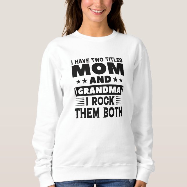 Mamma och mormor t shirt (Framsida)