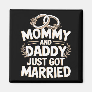 Mamma och pappa är precis gifta 1 magnet