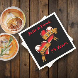 Mamma och Pappa-årsdagen Party Pappersservett