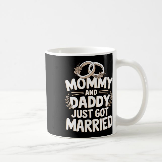 Mamma och pappa bara Har gift 1 Kaffemugg (Höger)