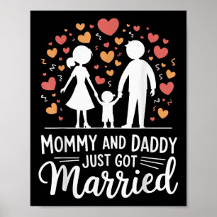 Mamma och pappa bara Har gift _3 Poster