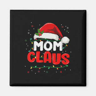 Mamma och Pappa Claus-jultomten Julafton Santa Wom Magnet