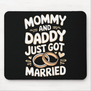 Mamma och pappa har just gift sig musmatta